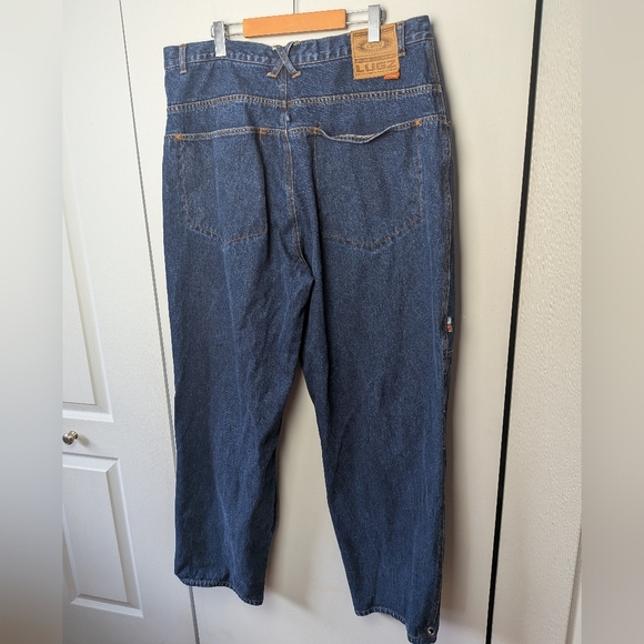 LUGZ 90'-00 Vintage Men Jeans Loose Fit 100% Cotton Baggy Size 40 Y2K - Picture 10 of 16